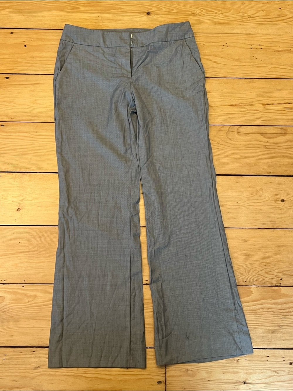 Classiques entier light grey wool suit pants